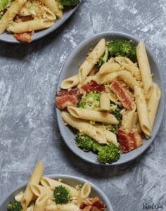 
                
            
            Roasted Broccoli and Bacon Pasta Salad
            