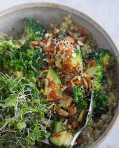 
                
            
            Vegan Double Broccoli Buddha Bowl 
            