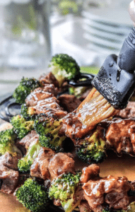 
                
            
            Grilled Beef & Broccoli Kebabs
            